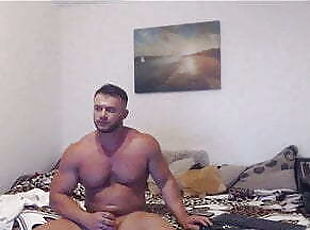 énorme, masturbation, gay, musclé