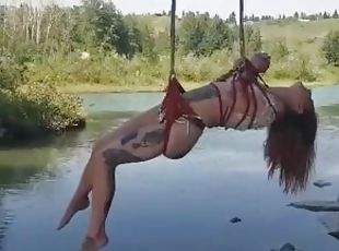 en-plein-air, amateur, mature, babes, allemand, bdsm, fétiche, solo, bondage, tatouage