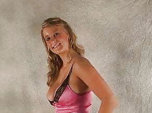 suurtiss, vana, blond, 18-aastane, alsupesu, naturaalne, ameerika, vanem, poseerimine