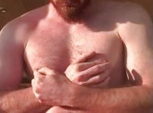 Morning routine masturbation (solo ginger morning jerk)