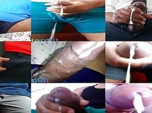 enorme, masturbación, orgasmo, amateur, chorro-de-corrida, polla-enorme, paja, recopilación, pajeándose, sucio