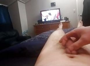 amateur, ejaculation-sur-le-corps, énorme-bite, ados, branlette, couple, horny, solo, bite