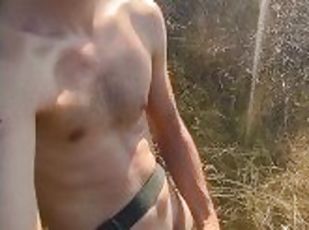 amateur, ejaculation-sur-le-corps, énorme-bite, gay, branlette, solo, bite