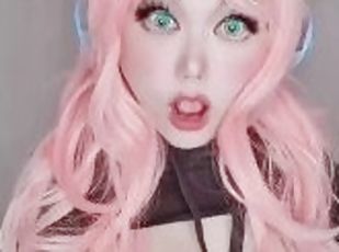 pink hair egirl dance mmd streamer gamer twitch girl hot asian