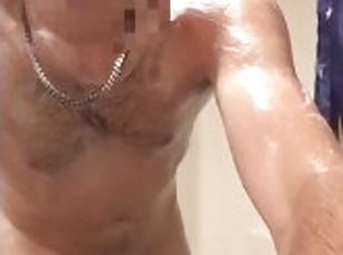 baignade, amateur, gay, fétiche, douche, solo