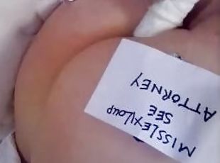 cul, masturbation, orgasme, amateur, anal, jouet, secousses, point-de-vue, solo