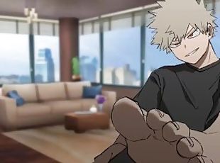 BAKUGOU TE DEJA TOCAR SUS PATAS