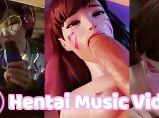 cumshot, samling, slyna, anime, hentai