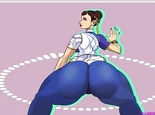 Chun Li Shakes Her Big 55 Year Old Ass - 2024 Birthday Edition