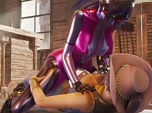 Cowgirl futa fuck widowmaker overwatch