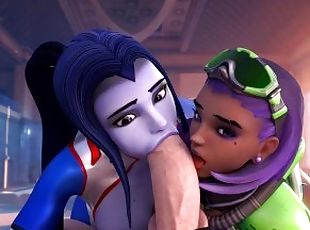 Sombra (Tulum Skin) and Widowmaker Animation (By Arhoangel) [Overwatch]