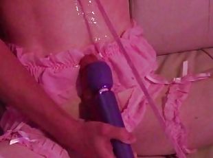 masturbation, orgasm, amatör, cumshot, gigantisk-kuk, tonåring, leksak, sprut, söt, kuk