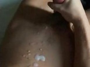 masturbation, amateur, ejaculation-sur-le-corps, interracial, secousses, ejaculation, horny, européenne, euro, italien