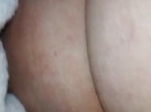 cul, masturbation, orgasme, amateur, secousses, point-de-vue, solo