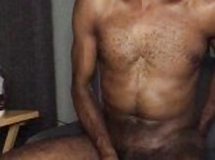 masturbation, amateur, ejaculation-sur-le-corps, gay, branlette, black, solo, minet, bite