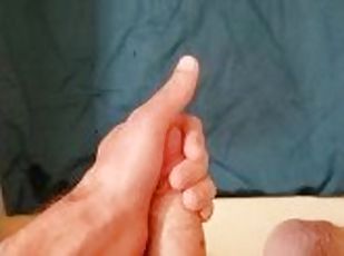 masturbation, amateur, ejaculation-sur-le-corps, énorme-bite, point-de-vue, solo, bite