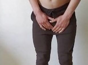 pisser, amateur, culotte, fétiche, solo