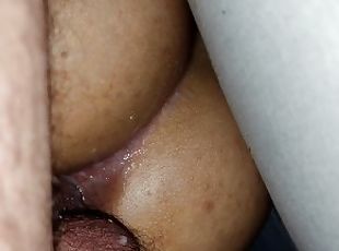 dilettant, anal-sex, junge, latina, creampie, wirklichkeit, kleine-titten