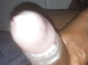 masturbation, amatör, mörkhyad, gigantisk-kuk, hemmagjord, svart, pov, sprut, ensam, bollar