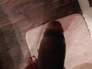 bañando, masturbación, amateur, negra-ebony, polla-enorme, fetichista, ducha, a-solas, polla