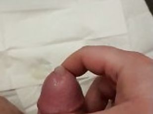 amateur, gay, joufflue, ejaculation, solo, bite