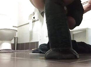 10” kingofcock dildo play