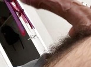 masturbation, amateur, mature, énorme-bite, solo, bite