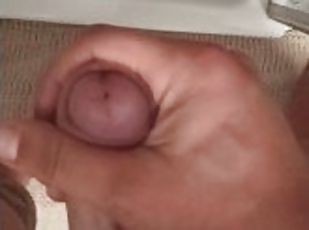 Alpha man jerking big cock