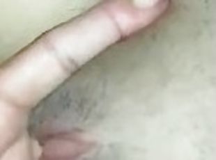 asiático, papá, orgasmo, amateur, babes, con-los-dedos, papi