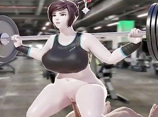 ?MMD R-18 SEX DANCE?TASTY ASS INTENSE SEX IN THE GYM ???? [MMD]