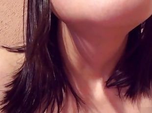 gros-nichons, masturbation, amateur, latina, point-de-vue, seins, nonne, brunette