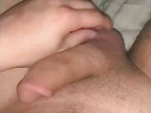 masturbation, amateur, énorme-bite, ados, branlette, point-de-vue, horny, solo, bite