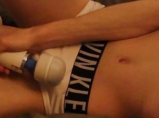 amatör, cumshot, gay, massage, sprut, ensam, twink, underkläder-underwear