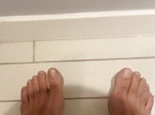 amateur, pieds, fétiche, solo