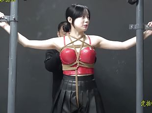 asiatique, amateur, bdsm, chinoise, bondage, brunette