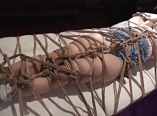 asiatic, japoneza, bdsm, picioare, ciorapi, fetish, bondage, bruneta