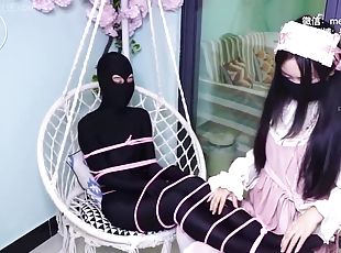 asiatic, japoneza, bdsm, ciorapi, fetish, bondage, bruneta, femdom