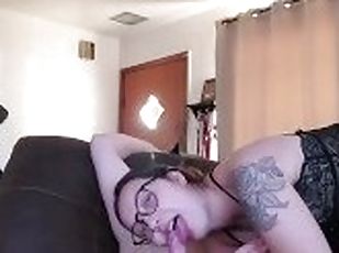 cul, lunettes, vieux, orgasme, chatte-pussy, amateur, fellation, énorme-bite, butin, point-de-vue