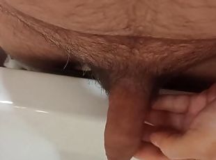 baignade, pisser, amateur, maison, solo