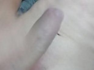 boy masturbates white dick