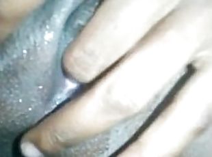 masturbation, pisser, amateur, ejaculation-sur-le-corps, ébène, black, solo