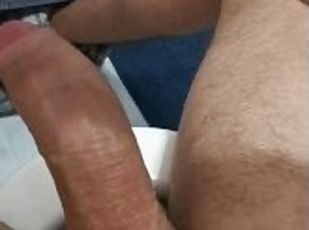 masturbation, amateur, ejaculation-sur-le-corps, énorme-bite, jouet, ejaculation-interne, ejaculation, solo, bite