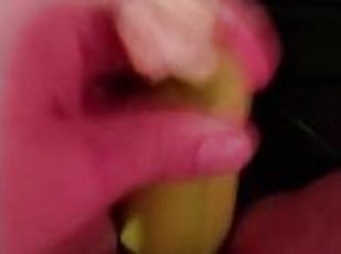 masturbación, orgasmo, amateur, madurita-caliente, latino, follando-fucking, fetichista, a-solas, banana