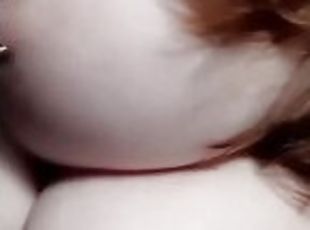 Bbw plays with big tits