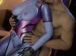 Sensual Sex Widowmaker with dude big dick . Overwatch