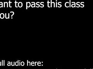 AUDIO ONLY - Fucking your hot teacher to pass the class teaser