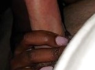 blowjob, cumshot, ebony, stor-pikk, interracial, handjob, deepthroat, svart, cum, kveling