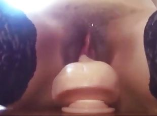 gros-nichons, poilue, masturbation, chatte-pussy, milf, jouet, latina, bas, naturel, webcam