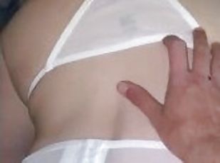 masturbation, amateur, fellation, énorme-bite, branlette, française, point-de-vue, lingerie, bite