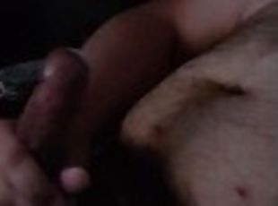 masturbation, ejaculation-sur-le-corps, gay, solo, ours